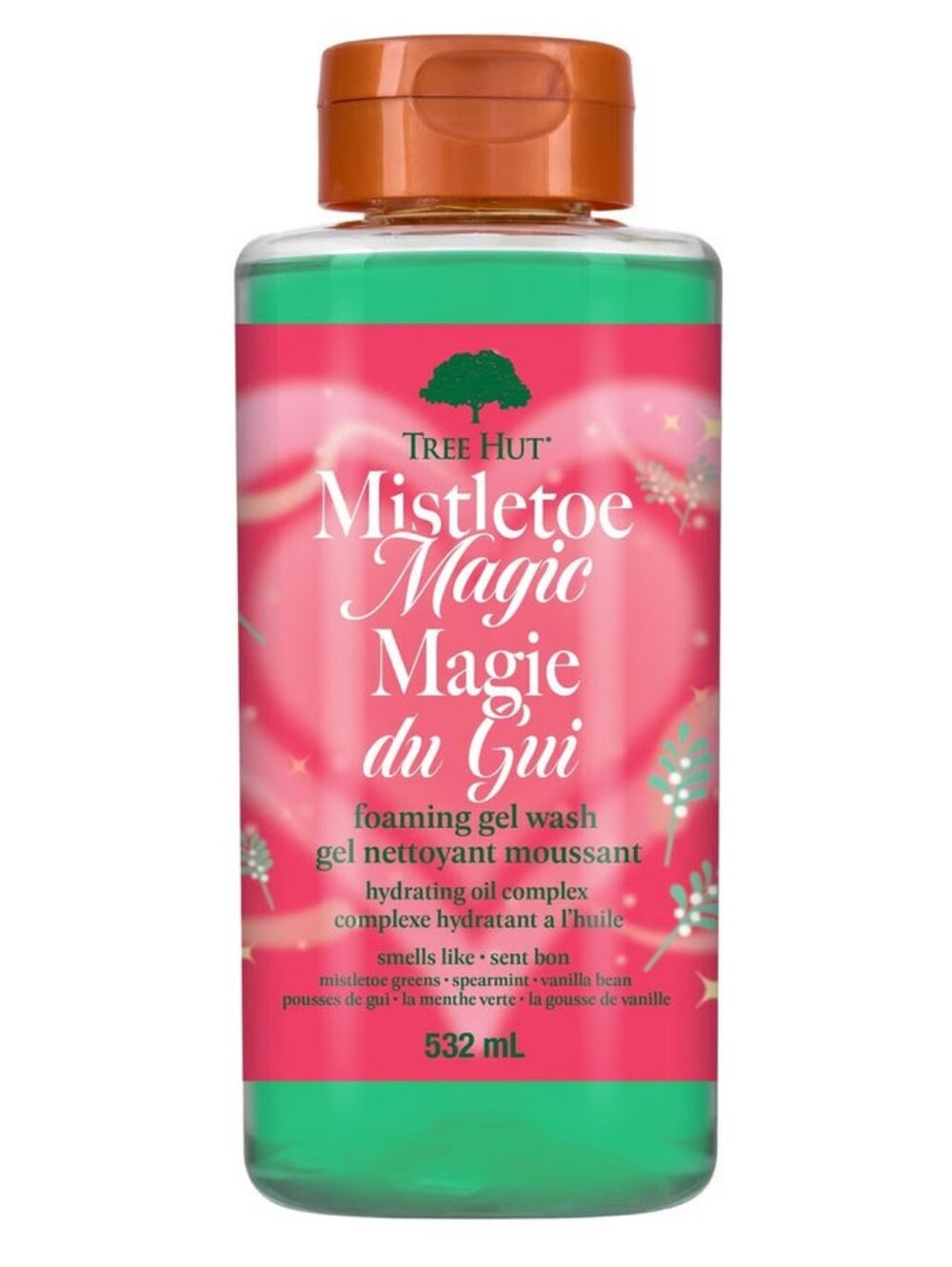 Tree Hut Mistletoe Magic Foaming Gel Wash Brand New